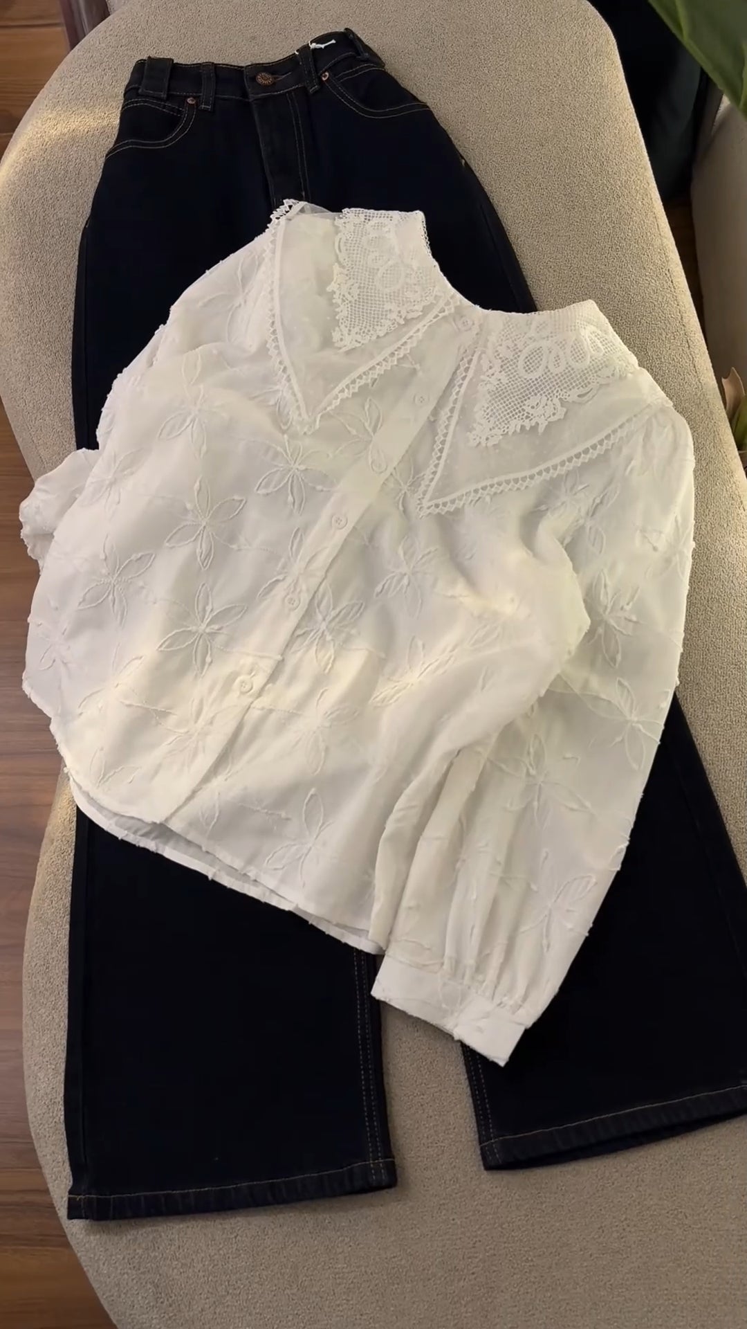 Chemise Victorienne Blanche 2