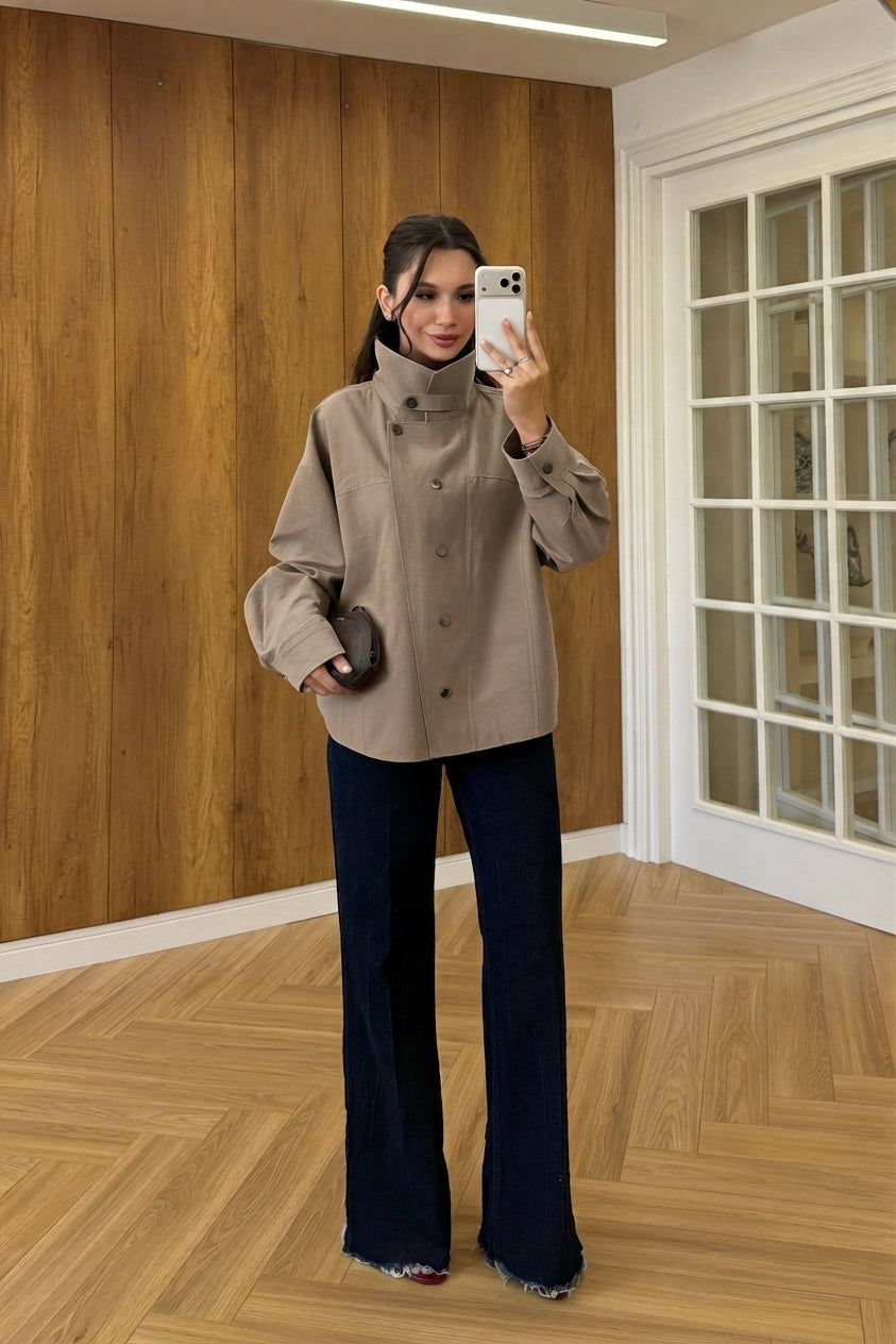 ALEN - Veste Col Droit