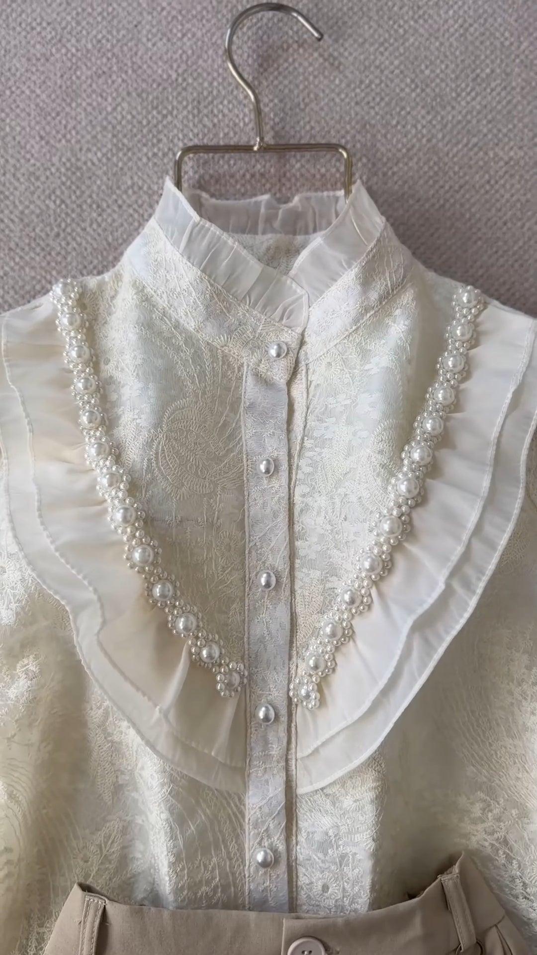 Chemise Victorienne Blanche
