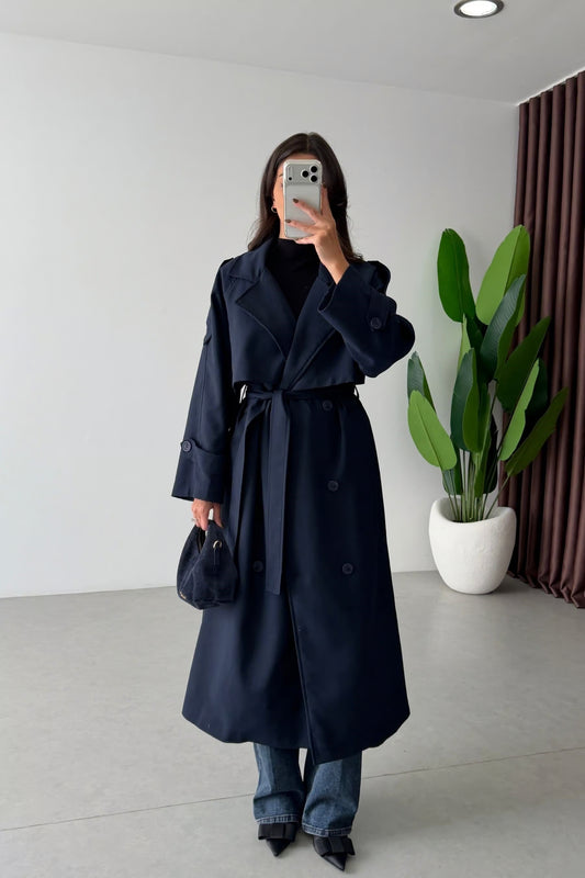 Lana - Trench-coat avec épaulettes
