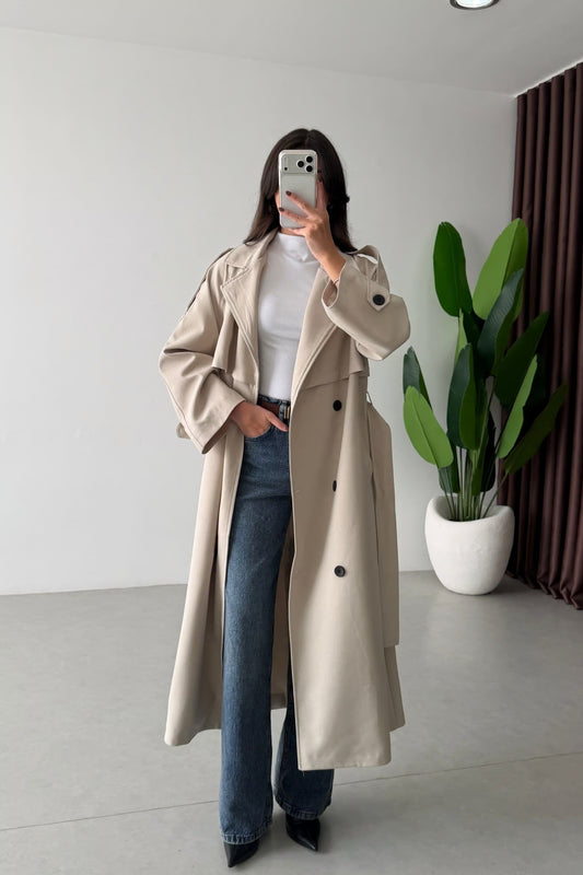 Lana - Trench-coat avec épaulettes