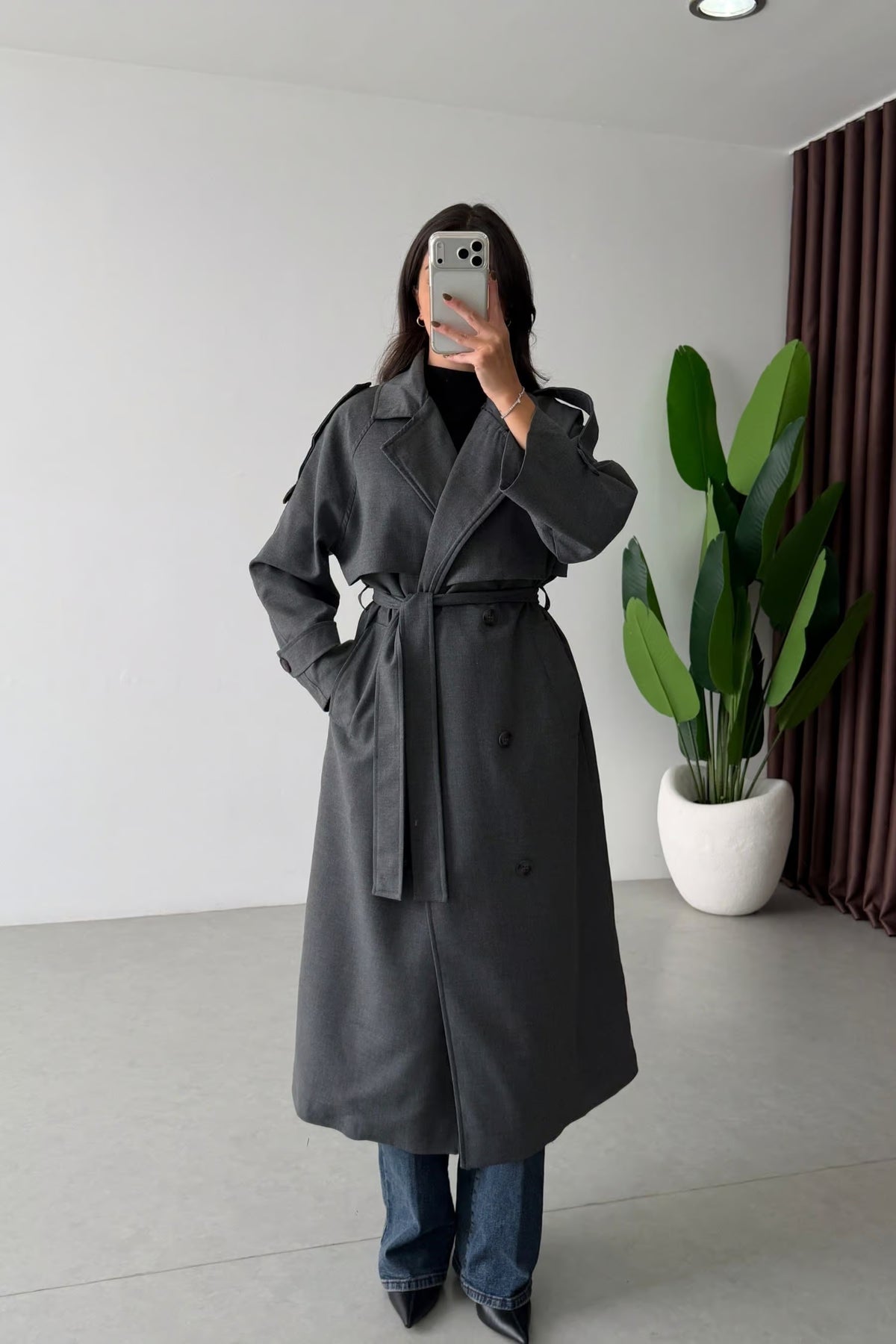 Lana - Trench-coat avec épaulettes