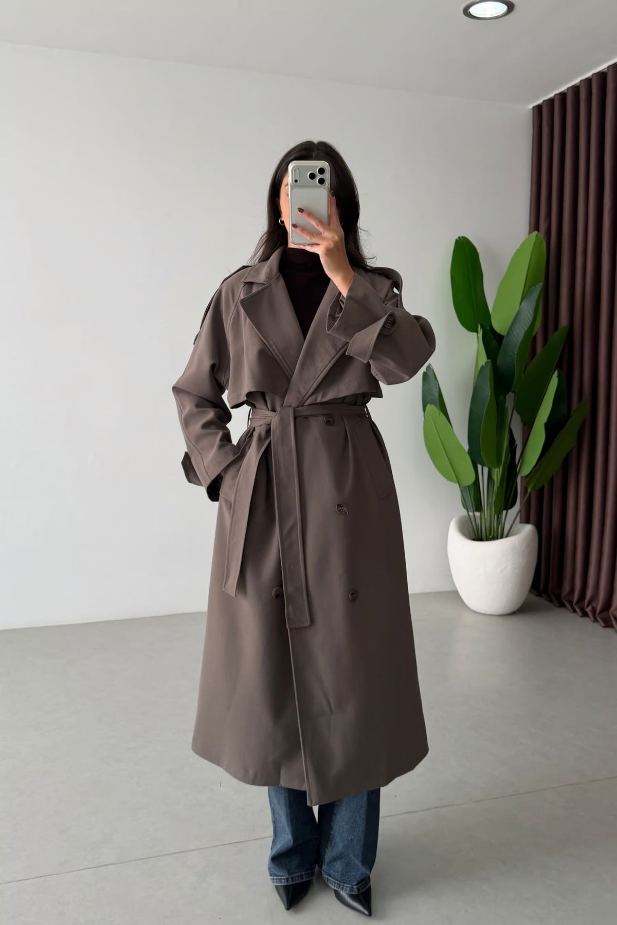 Lana - Trench-coat avec épaulettes