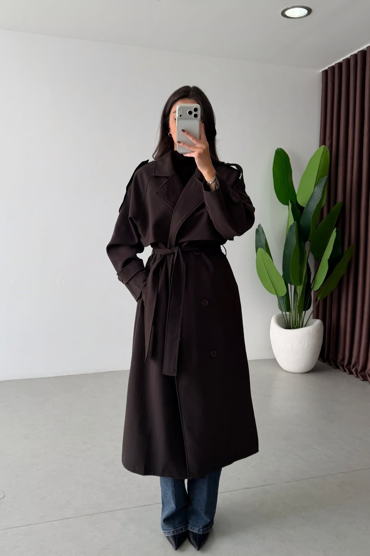 Lana - Trench-coat avec épaulettes