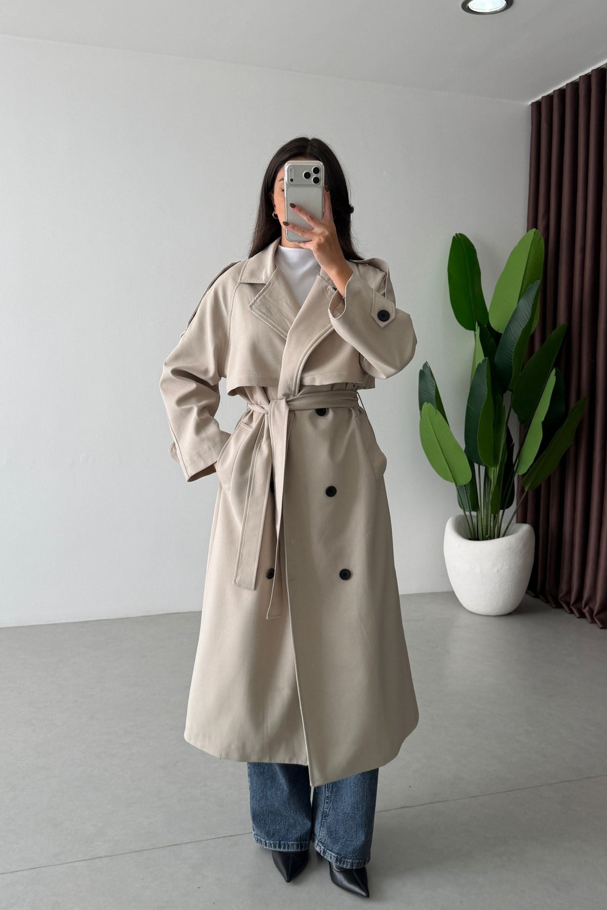 Lana - Trench-coat avec épaulettes