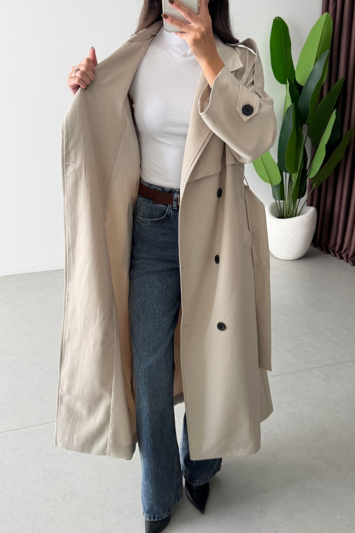 Lana - Trench-coat avec épaulettes
