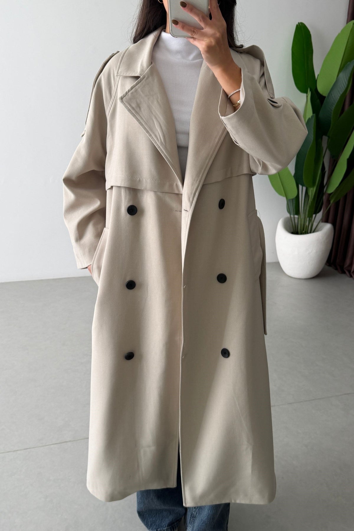 Lana - Trench-coat avec épaulettes