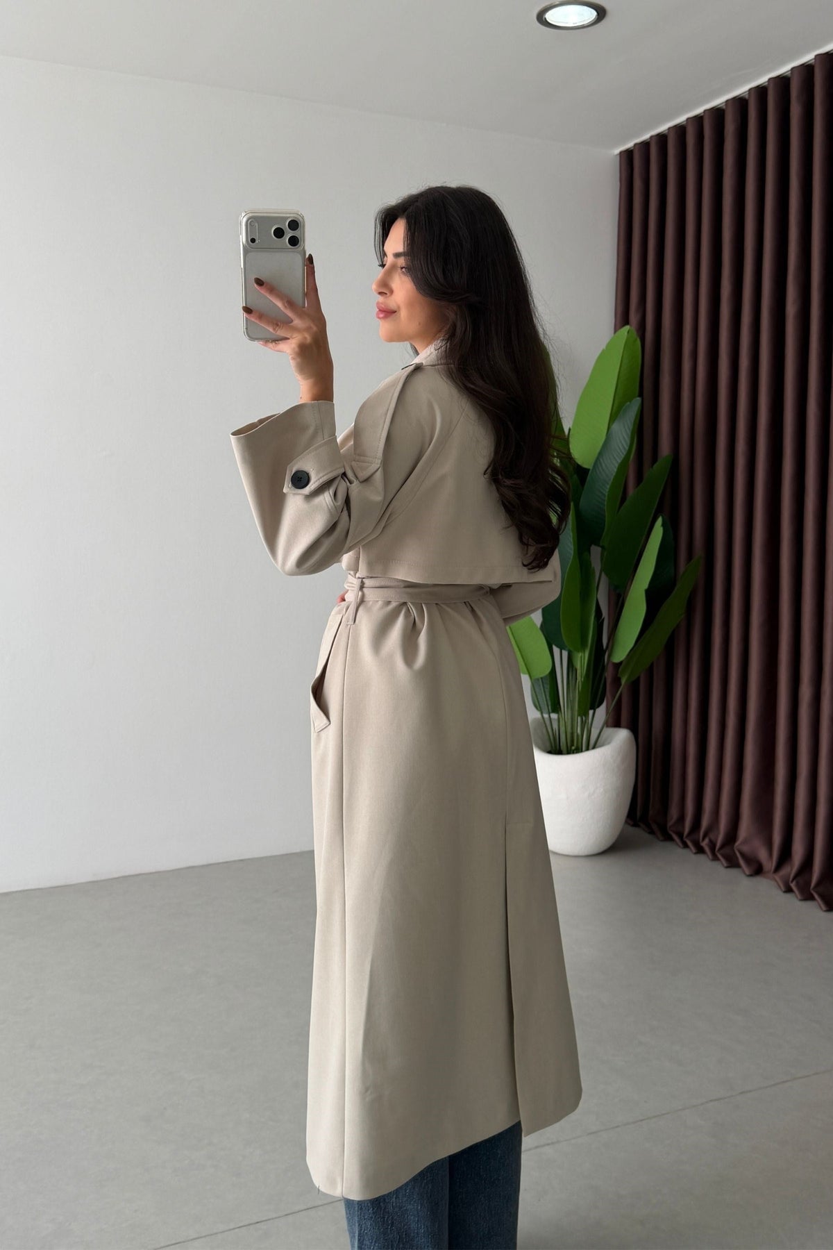 Lana - Trench-coat avec épaulettes