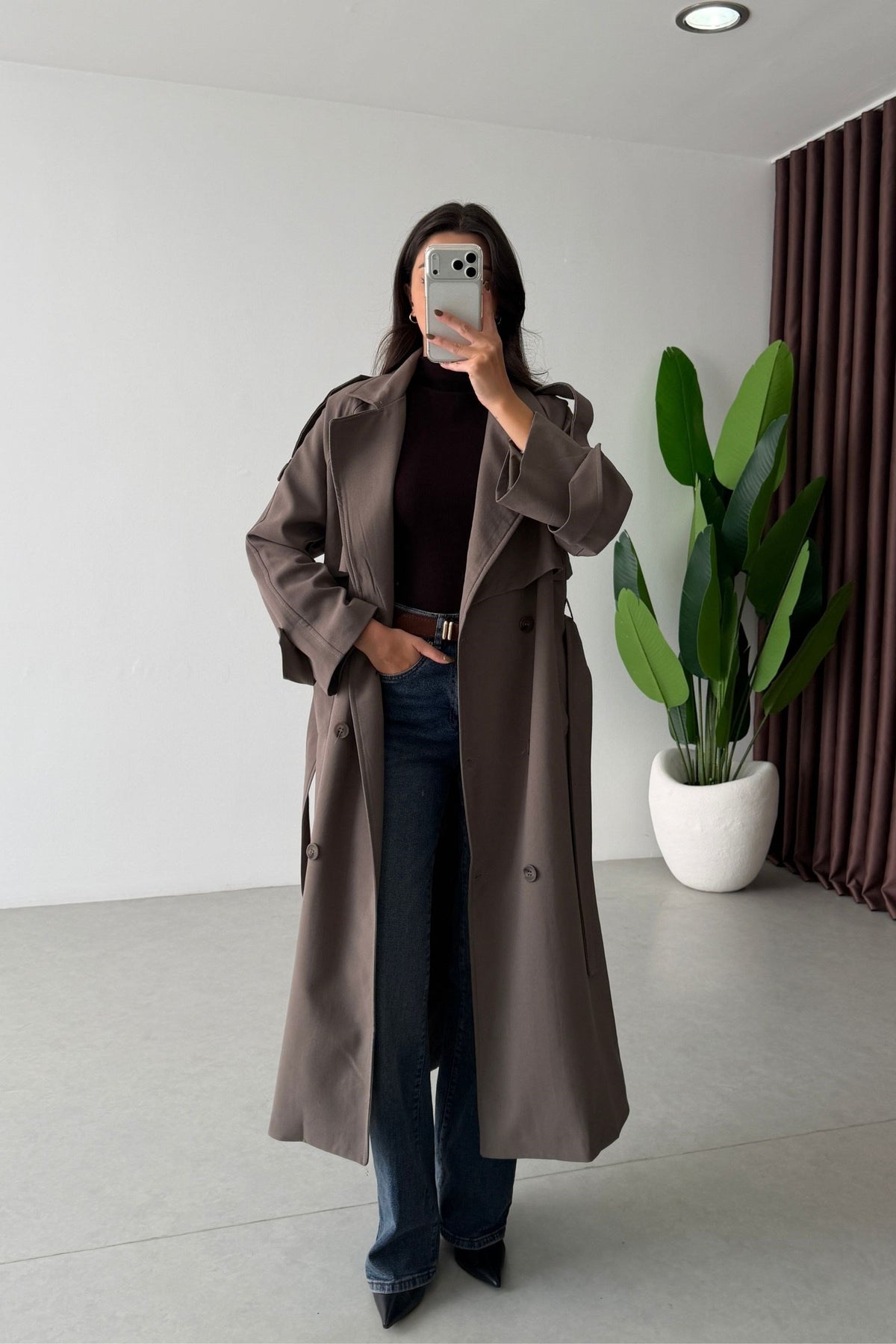 Lana - Trench-coat avec épaulettes