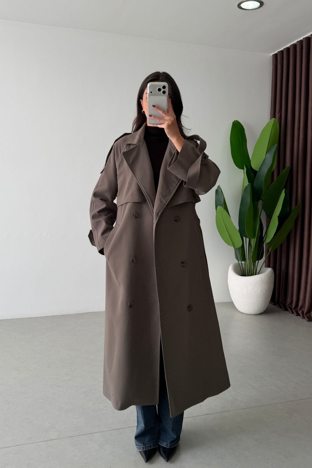 Lana - Trench-coat avec épaulettes