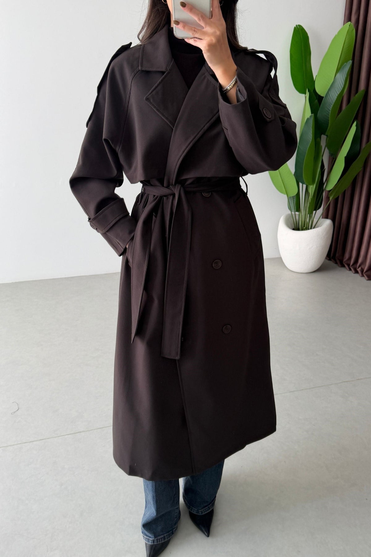 Lana - Trench-coat avec épaulettes