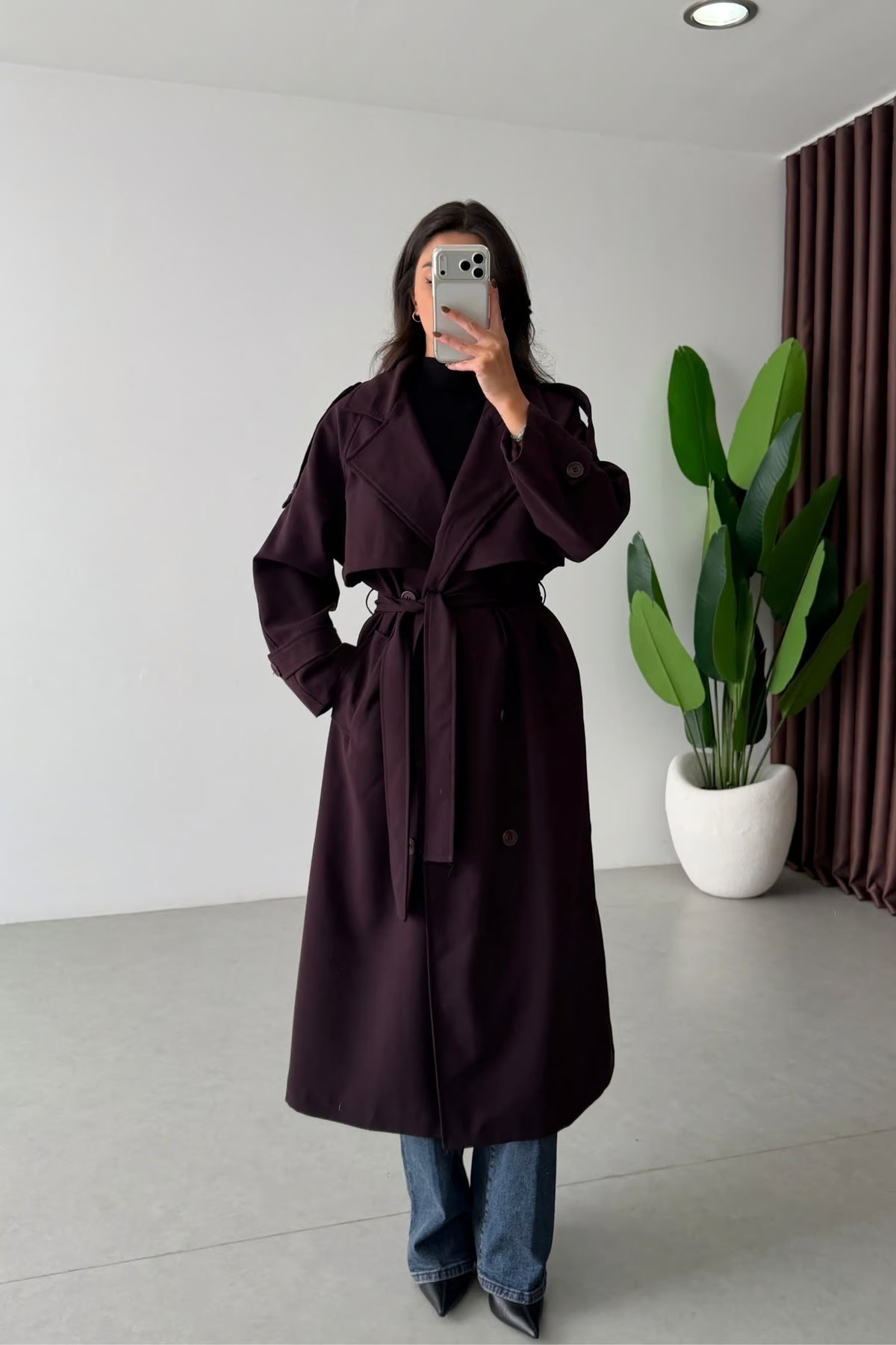 Lana - Trench-coat avec épaulettes